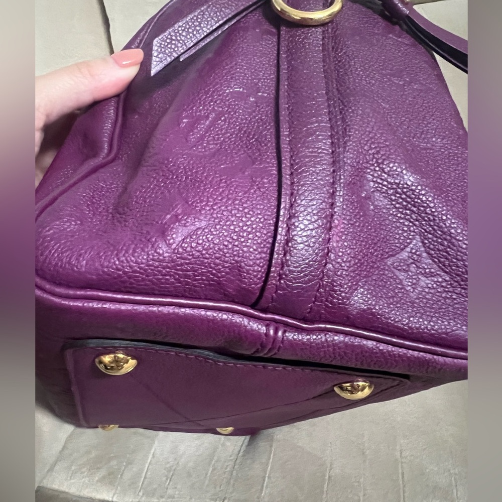 Louis Vuitton amethyst speedy empreinte  30 bag AUTHENTIC - Picture 9 of 15